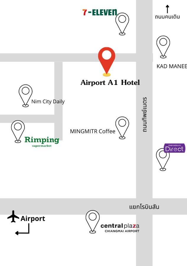 Airport A1 Hotel Chiang Mai Exterior photo